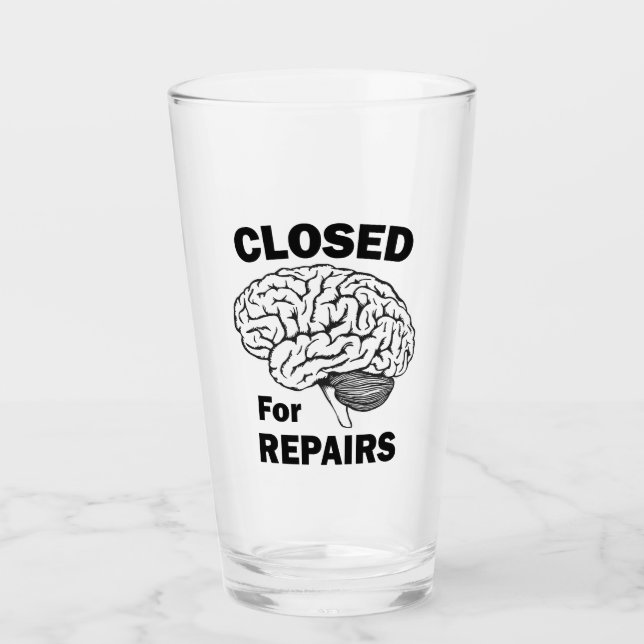 Cerebro cerrado para reparaciones (Anverso)