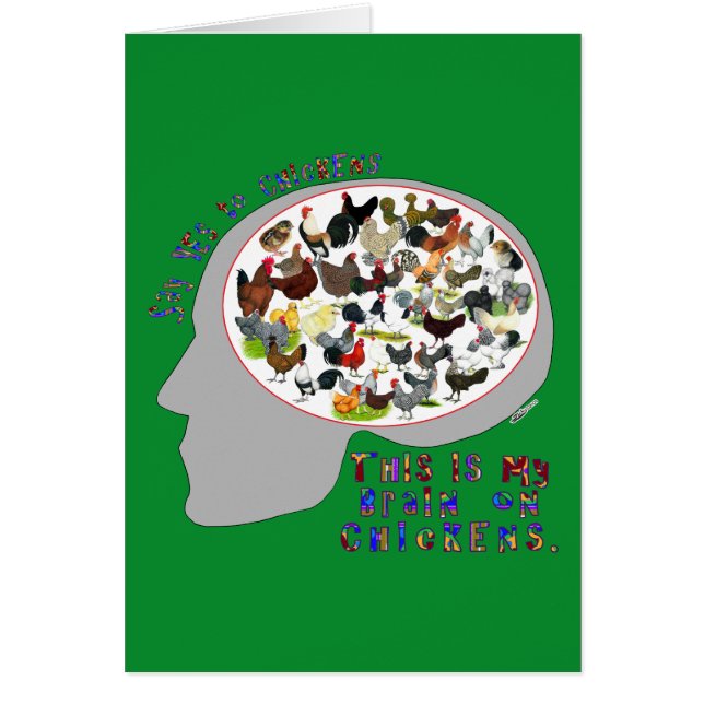 Cerebro sobre pollos (Frente)