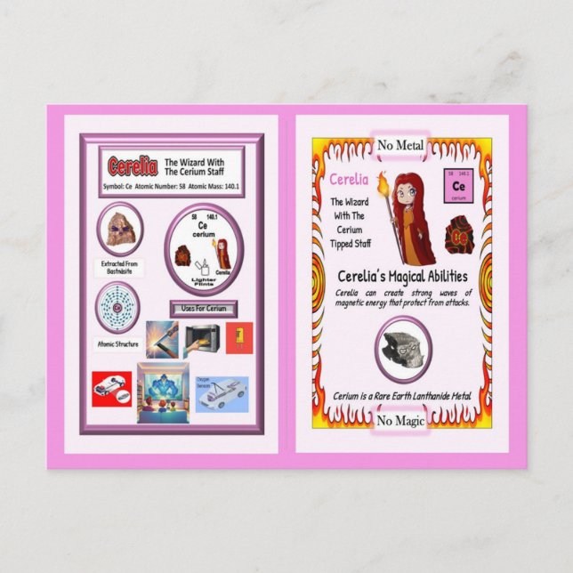 Cerelia - Tarjeta de comercio de cerium (Anverso)