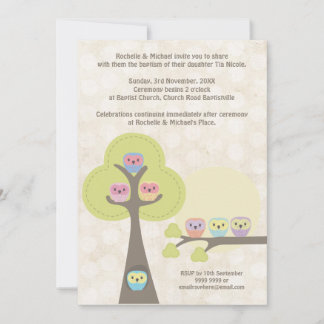 Ceremonia de bautismo Christening Invitación de la