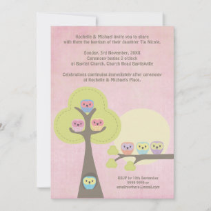 Ceremonia de bautismo Christening Invitación de la