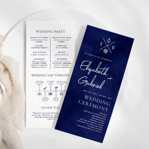 Ceremonia de Boda de viajes de crucero azul de la 