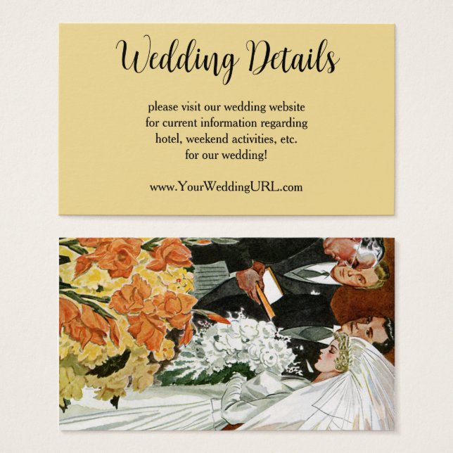 Ceremonia de bodas antiguas, recién casados de nov (Anverso y reverso)