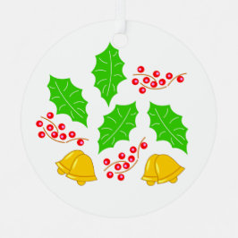 Ceremonia de Cerezo de Navidad Adorno Ceramic Orna