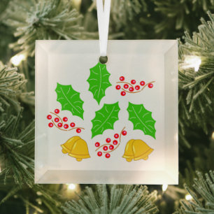 Ceremonia de Cerezo de Navidad Adorno Ceramic Orna