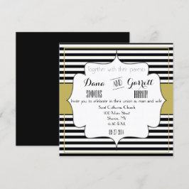 Ceremonia de Invitación Gatsby Gold Boda Suite