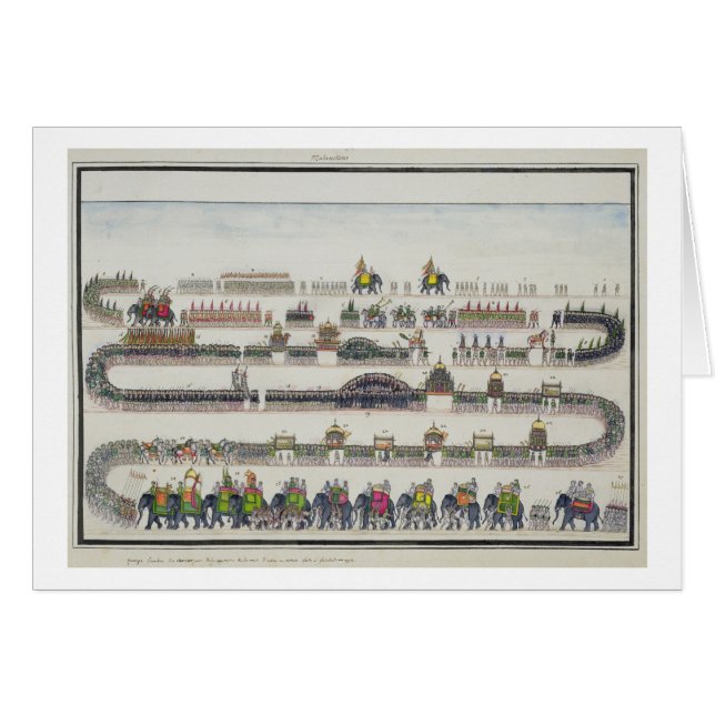 Ceremonia de Muharram, Faizabad, 1772 'del Gentil (Anverso (Horizontal))