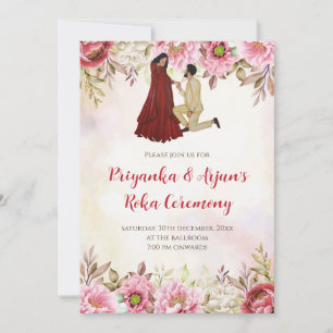 Ceremonia Digital del Anillo invitación de comprom