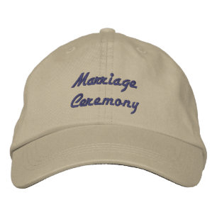 Ceremonia matrimonial Gorra de matrimonio prematri
