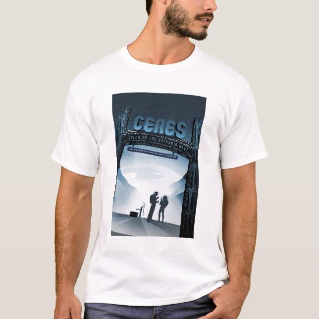 Ceres - Visiones de la NASA de la futura camiseta (Anverso)