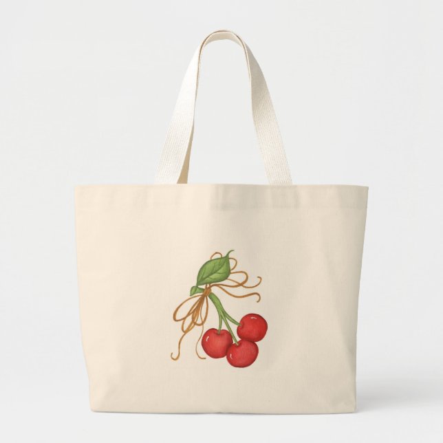 Cerezas - Bolsa Tote (Frente)
