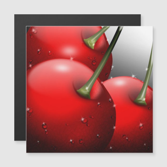 Cerezas con gotas de excremento (Anverso/Reverso)