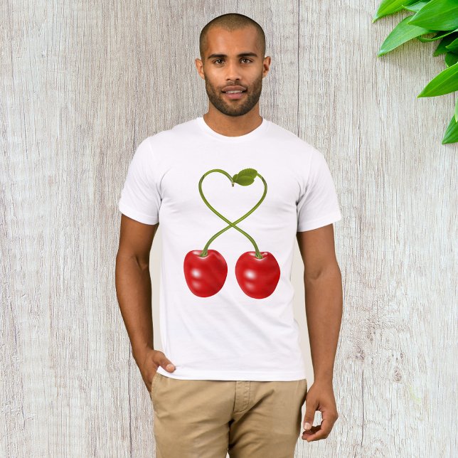 Cerezas con la camiseta de los hombres (Subido por el creador)
