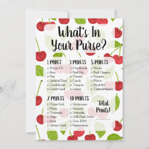 Cerezas de cerezas en el juego de la ducha de puré