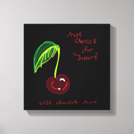 Cerezas para impresión de postres