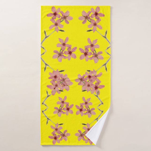 Cerezo en flor (Toalla de baño)