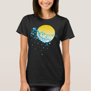 Cerezo en flor Festval Luna Llena 2 camiseta