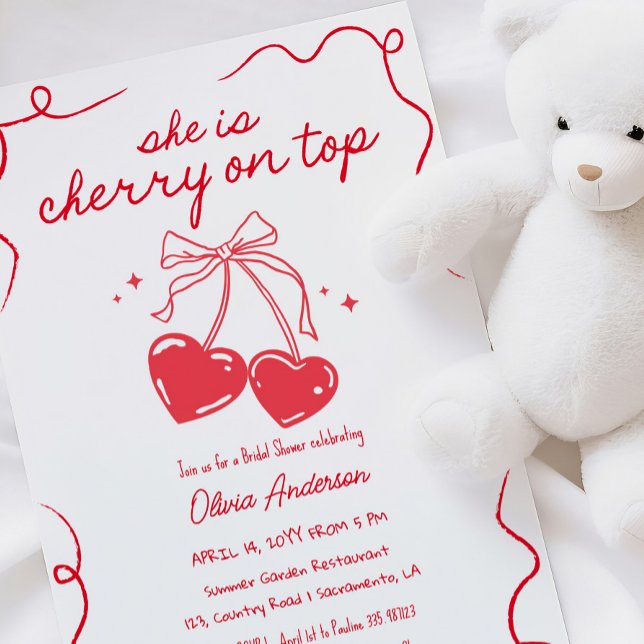 Cerezo en la mejor invitación de Baby Shower (Subido por el creador)