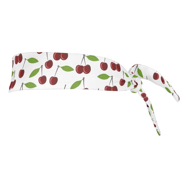 Cerezo Rojo, Patrón De Cerezas, Hojas, Fruta (Girar 90)