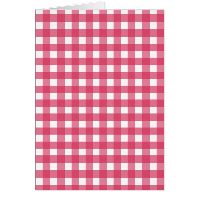 Cerise gingham (Frente)