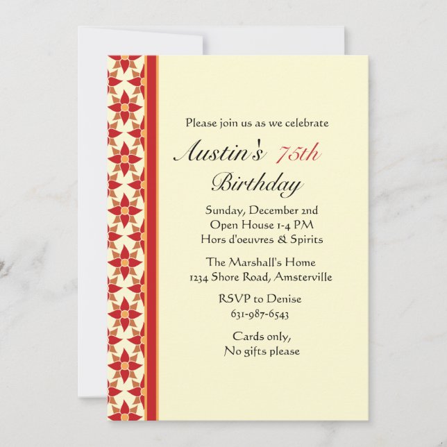 Cerise Invitación (Anverso)
