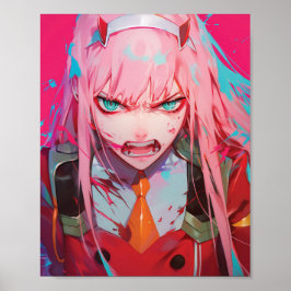 Cero dos - Darling in the Franxx | Póster