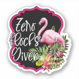 Cero manadas con Pegatina de vinilo de corte Perso