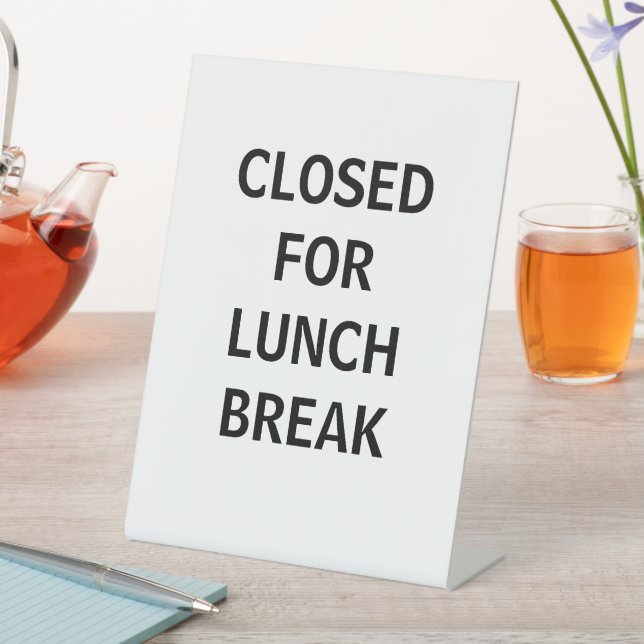 Cerrar la señal de descanso para el almuerzo, (In Situ)