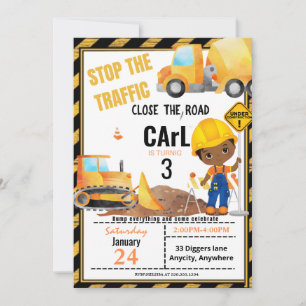 Cerrar la tarjeta de invitación de cumpleaños de l