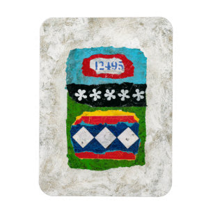 Cerrar suficiente arte de imán refrigerador