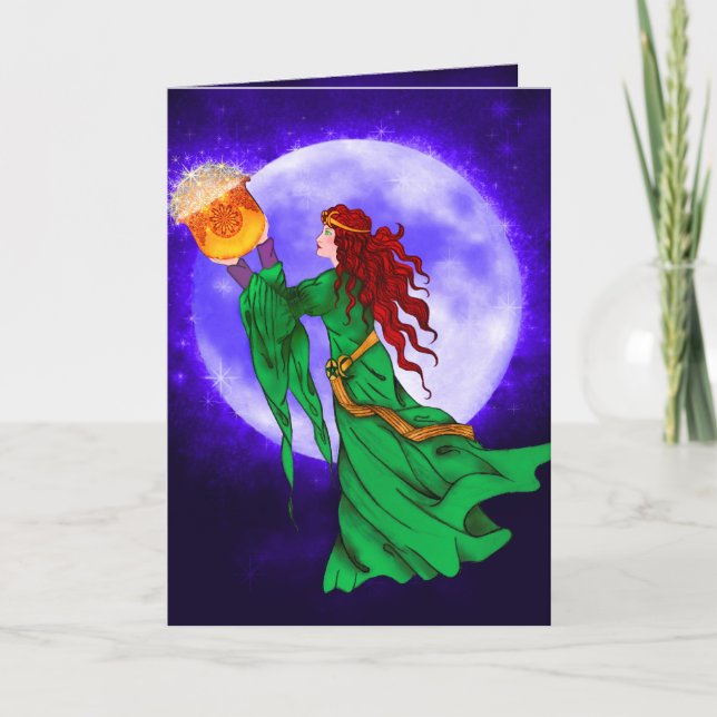 Cerridwen de las tarjetas Cauldron (Anverso)