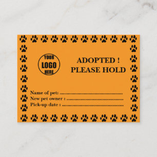 Certificado de Adopción de Mascota Personalizado c
