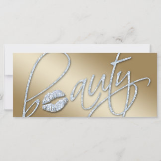 Certificado de belleza Purpurina de oro artista de