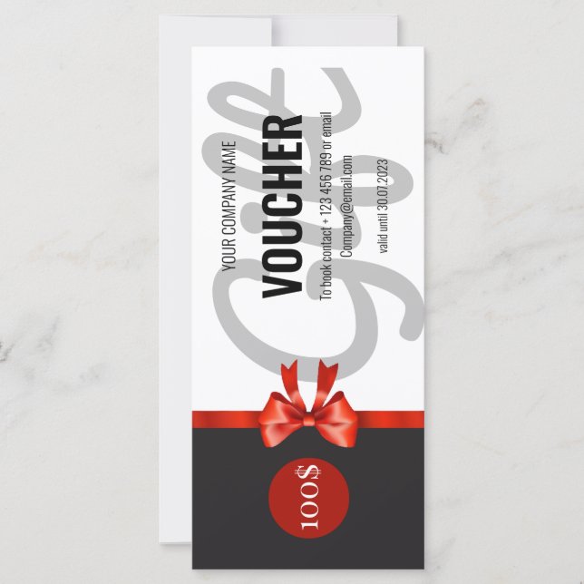 Certificado de cupón de regalo (Anverso)