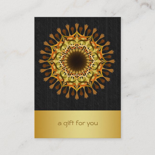 Certificado de obsequio de conserjería y regalo de (Anverso)