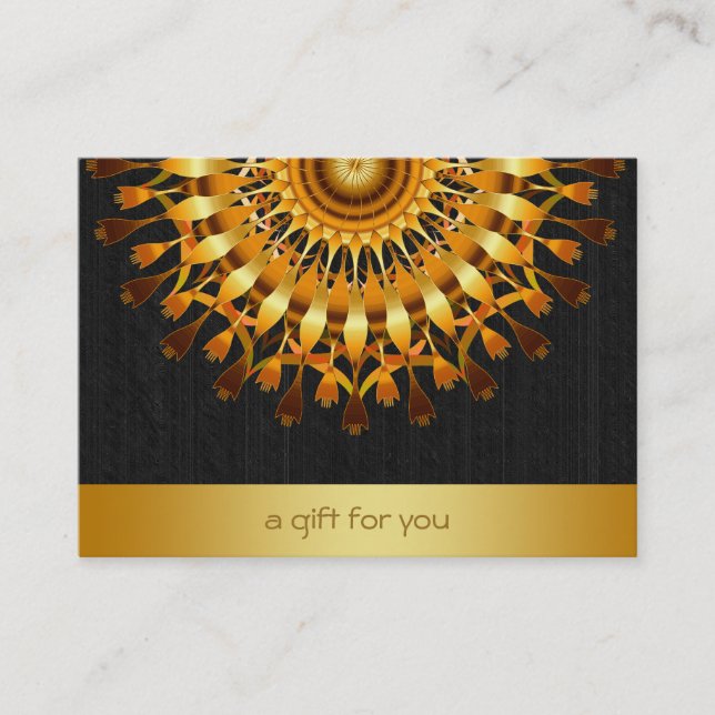 Certificado de obsequio de conserjería y regalo de (Anverso)