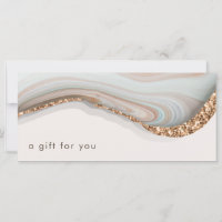 Certificado de regalo Agate de Mármol de Piedra