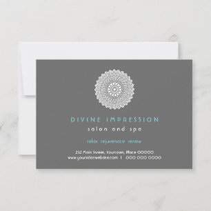 Certificado de regalo azul de impresión divina