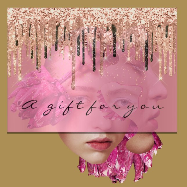 Certificado de regalo Beauty Studio Hairstylist Pi (Gift Certificate Beauty Studio Hairstylist Pink)