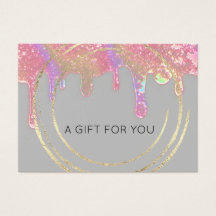 Certificado de regalo Belleza Hair Makeup Holograp