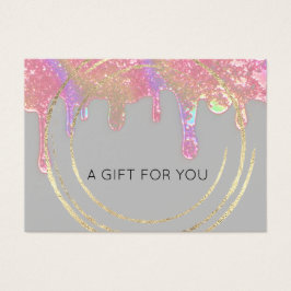 Certificado de regalo Belleza Hair Makeup Holograp