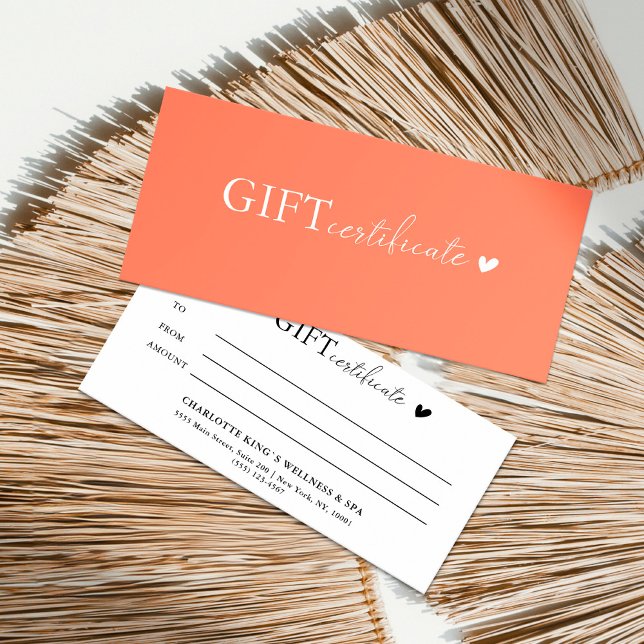 Certificado de regalo comercial específico del cli (Subido por el creador)