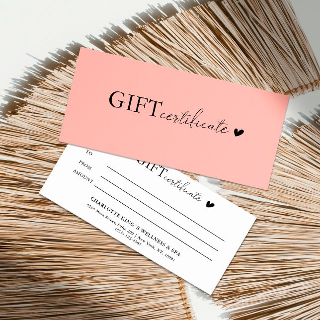 Certificado de regalo comercial específico del cli (Subido por el creador)