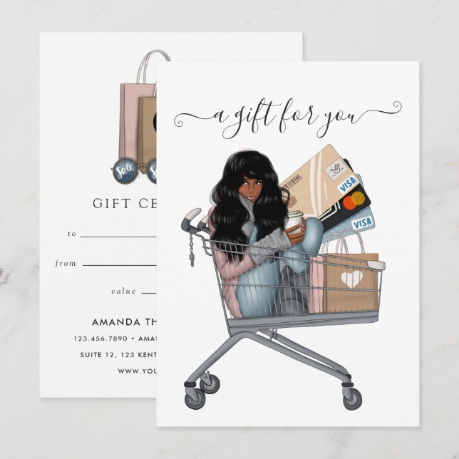 Certificado de regalo de Acción de Gracias (Anverso / Reverso)