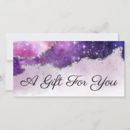 certificado de regalo de agendas de color agua bri