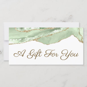 Certificado de regalo de Ago Verde de Jade