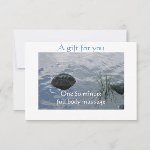 Certificado de regalo de aguas residuales