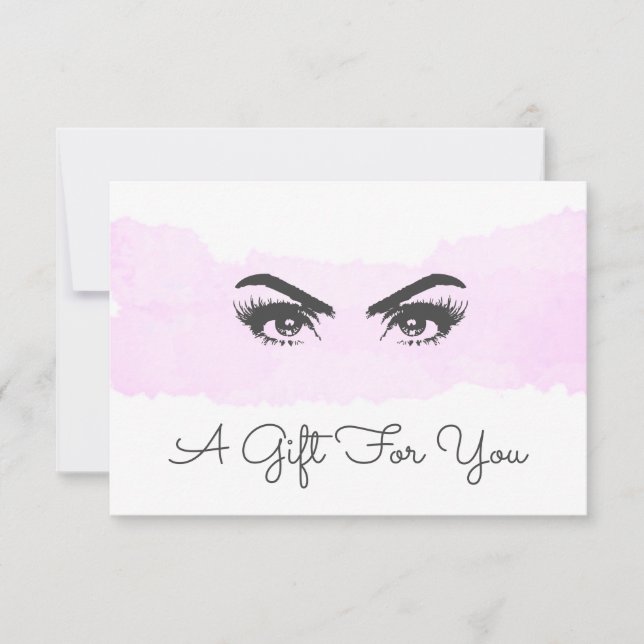 Certificado de regalo de artista de maquillaje de  (Anverso)