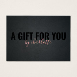 Certificado de regalo de artista de maquillaje ros