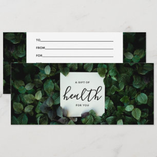 Certificado De Regalo De Atención Quiropráctica De